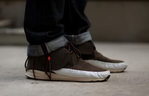 Visvim FBT Moccasin Sneaker — Brown Veggie Suede