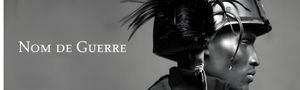 Nom de Guerre Brand Campaign — Military Helmet Portrait