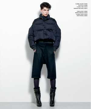 Black Down Puffer Jacket — Designer Outerwear