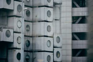 Nakagin Capsule Tower — Exterior Detail, Tokyo 2016