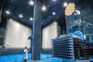 ESA HERTZ Anechoic Chamber — Antenna Test Facility at ESTEC