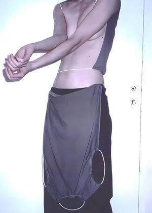 Rick Owens Draped Wrap Skirt, circa 1998