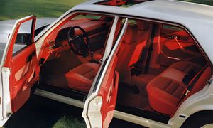 Mercedes-Benz W126 S-Class — Red Leather Interior