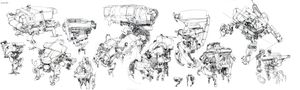 John Park Mech Design Sketchbook — Exploration Sheet