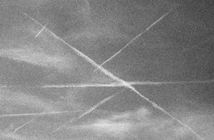 Airplane Contrails — Fine Art Sky Photography