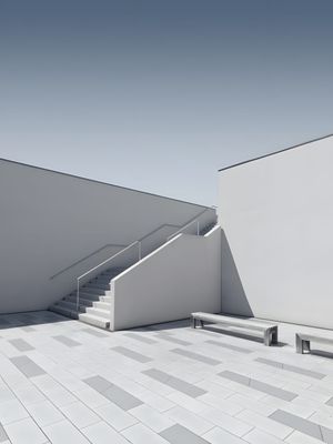 Sächsisches Landesgymnasium Sankt Afra, Meißen — Courtyard Staircase