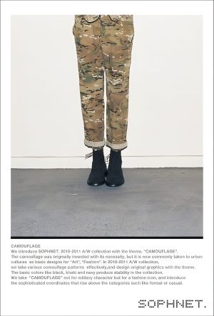 Sophnet AW2010 Camouflage Collection — MultiCam Trousers