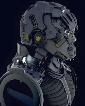 Mike Andrew Nash — ZBrush Hard Surface Bust