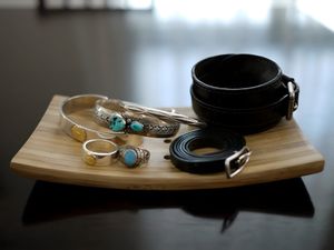 Goro's Silver & Turquoise Jewelry with Leather Accessories