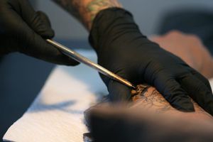 Tebori Tattoo Technique — Close-Up Process Photography