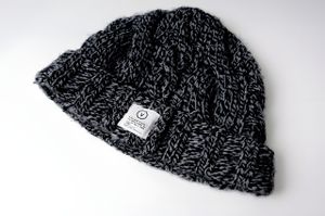 Visvim Wool Knit Beanie — Marled Grey
