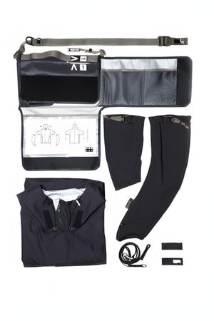 Arc'teryx Veilance Field IS Jacket — System Components Flat-Lay