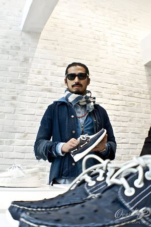 Hiroki Nakamura at the Visvim F.I.L. Sun Street Store Opening, Hong Kong 2011