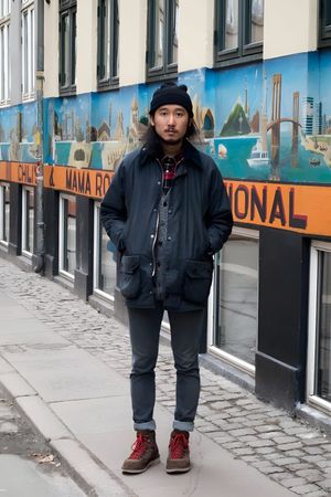 Barbour Waxed Jacket — Street Style Reference