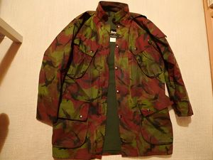 Barbour 'The Military' Vintage DPM Camouflage Waxed Jacket