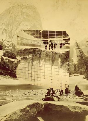 Superstudio — The Continuous Monument Photomontage