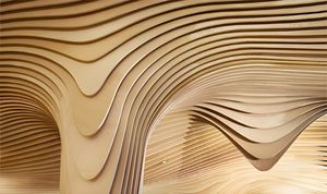 BanQ Restaurant — Office dA / NADAAA Plywood Ceiling, Boston