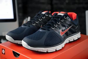 Nike LunarGlide+ 2 Men's Running Shoe — Navy/Red