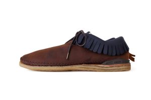 Visvim Maliseet Folk — Brown and Navy