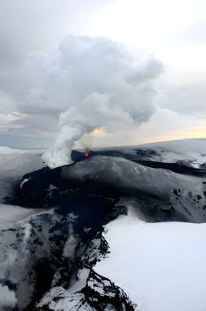 Plosky Tolbachik Volcano Eruption, Kamchatka