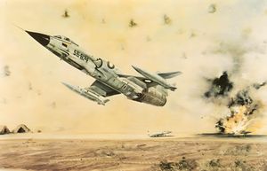 Lockheed F-104 Starfighter — Pakistan Air Force Combat Illustration