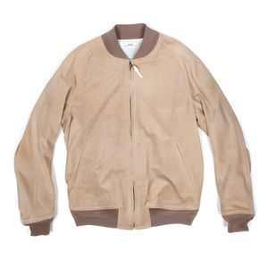 A.P.C. Suede Leather Bomber Jacket