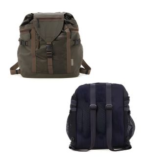 Filson Tin Cloth Rucksack — Otter Green and Navy