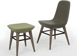 Pebble Chair and Stool by Benjamin Hubert for De Vorm