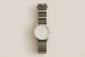 Timex for J.Crew Vintage Field Army Watch — Olive NATO