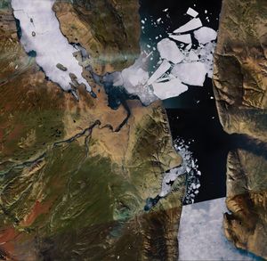 NASA Earth Observatory — Petermann Glacier Calving Event, August 2010