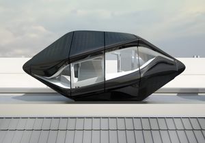 NAU Architects Living Roof Self-Sustaining Rooftop Capsule