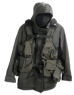 C.P. Company Urban Protection Metropolis Jacket with Tactical Vest — Olive, AW2000