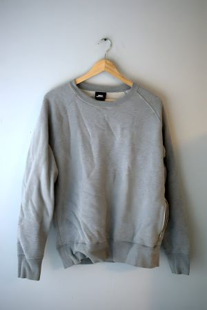 Nike AW77 Fleece Crew Sweatshirt — Heather Grey