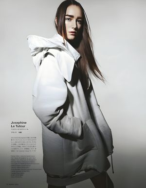 Joséphine Le Tutour in Alexander Wang — Numéro Tokyo July/August 2013