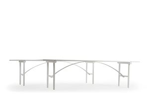 Benjamin Hubert Bow Table and Bench for De La Espada