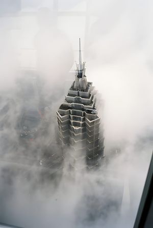 Jin Mao Tower, Shanghai, Above the Clouds