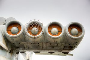 Soviet Lun-Class Ekranoplan MD-160 — NK-87 Engine Nacelle Detail