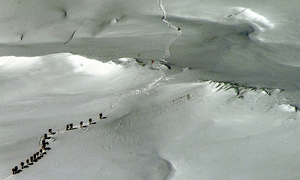 Antarctica — Pyramid-Shaped Nunatak, Ellsworth Mountains