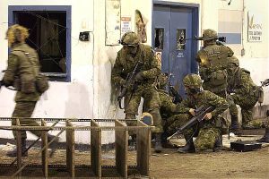 Canadian Army Reserve — Soldiers in CADPAT Camouflage