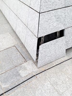 Anti-Skateboarding Deterrents — Granite Architecture Detail