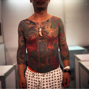 Shige / Yellow Blaze — Fudo Myoo Irezumi