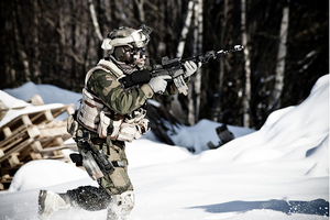 French Mountain Commando with H&K HK417