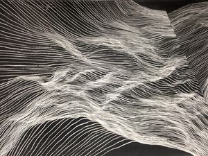 Kevin Townsend — Chalk Wave Drawing