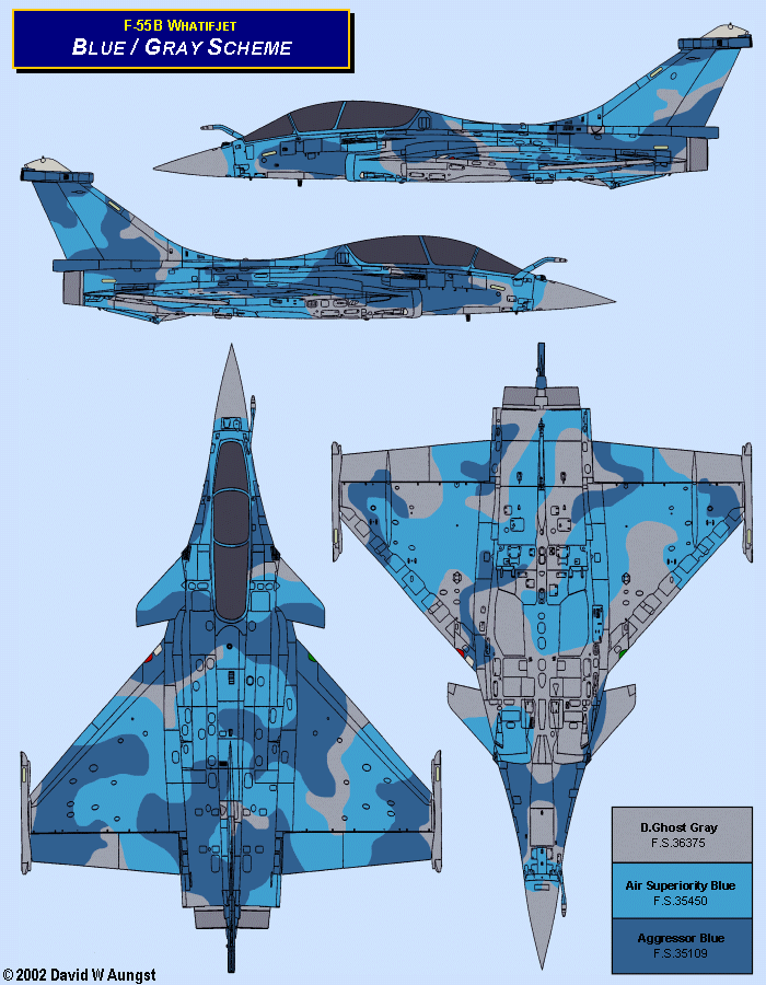 David W. Aungst “What If” Rafale Camouflage Studies