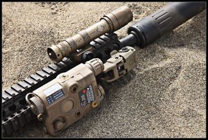 AN/PEQ-15 on Daniel Defense M4A1 RIS II