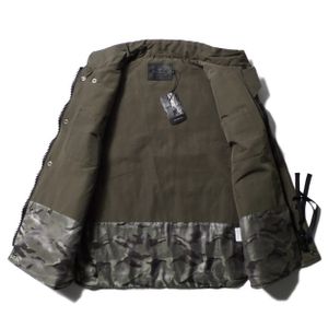 MofM (Man of Moods) Olive Jacket with Camouflage Lining