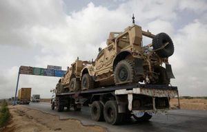 Oshkosh M-ATV Vehicles in Transit