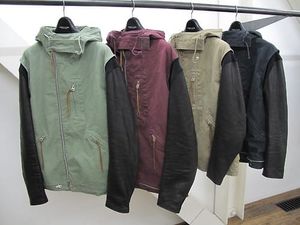 UNDERCOVER Fall/Winter 2013 Leather-Sleeve Army Jacket