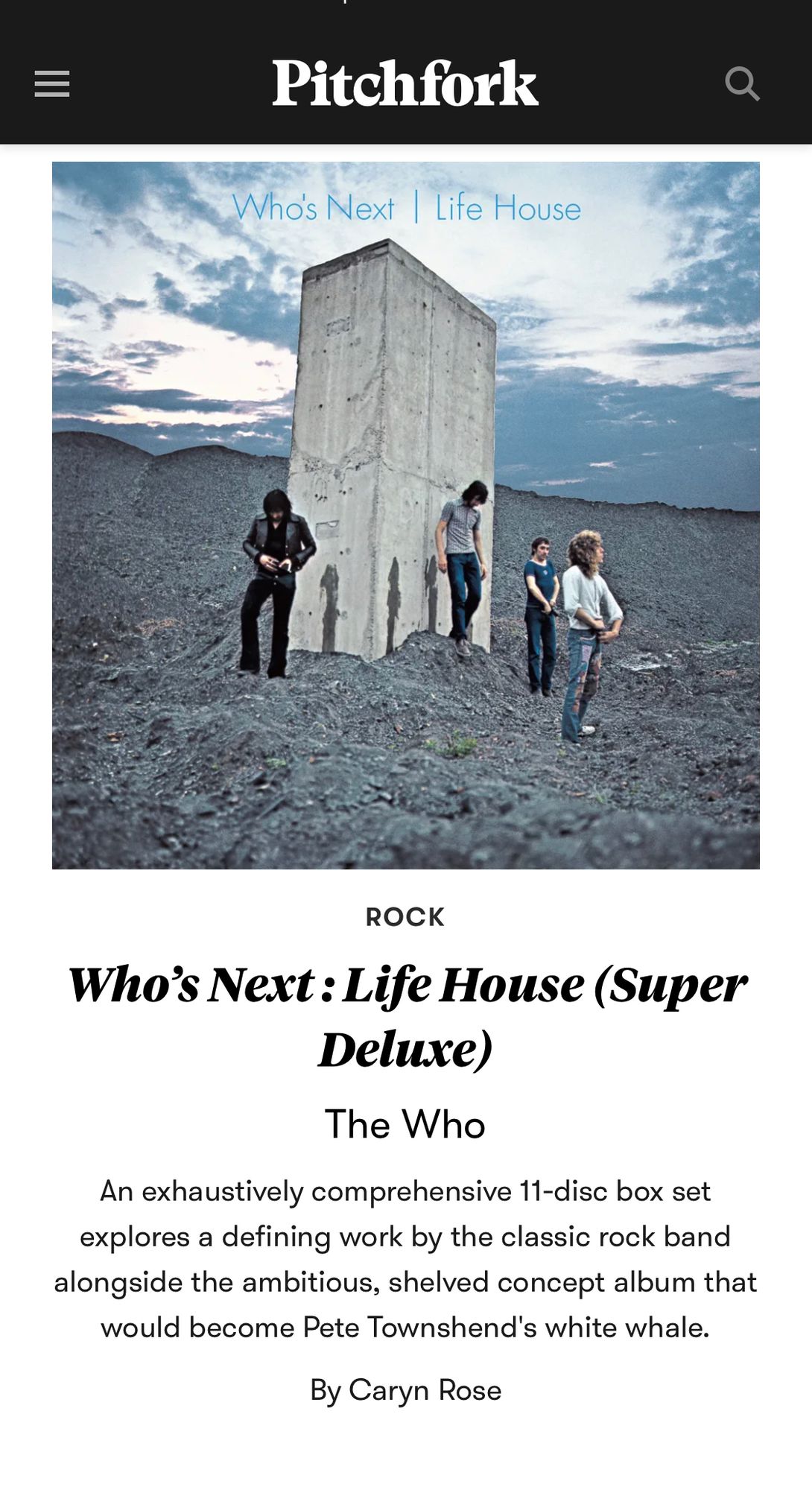 Who's Next | Life House : notebook dump