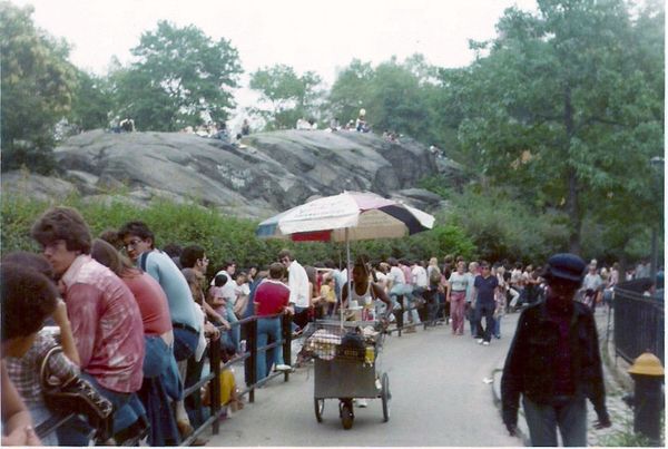 Talking Heads at the Dr. Pepper Central Park Music Festival, August 27, 1980